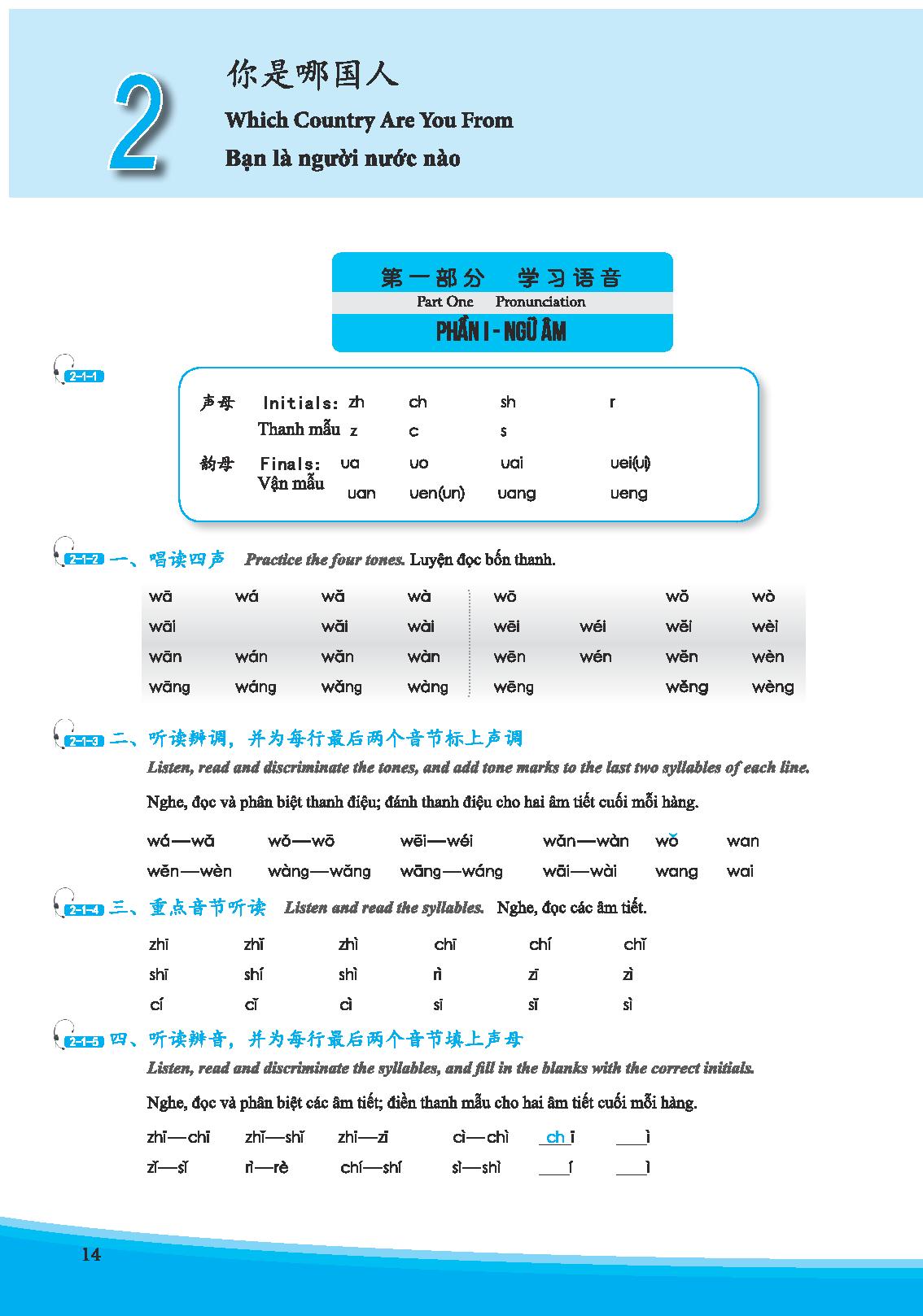 Giáo Trình Phát Triển Hán Ngữ Nghe Sơ Cấp 1