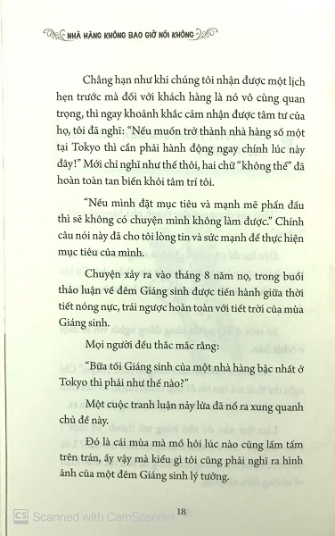 Nhà Hàng Không Bao Giờ Nói Không