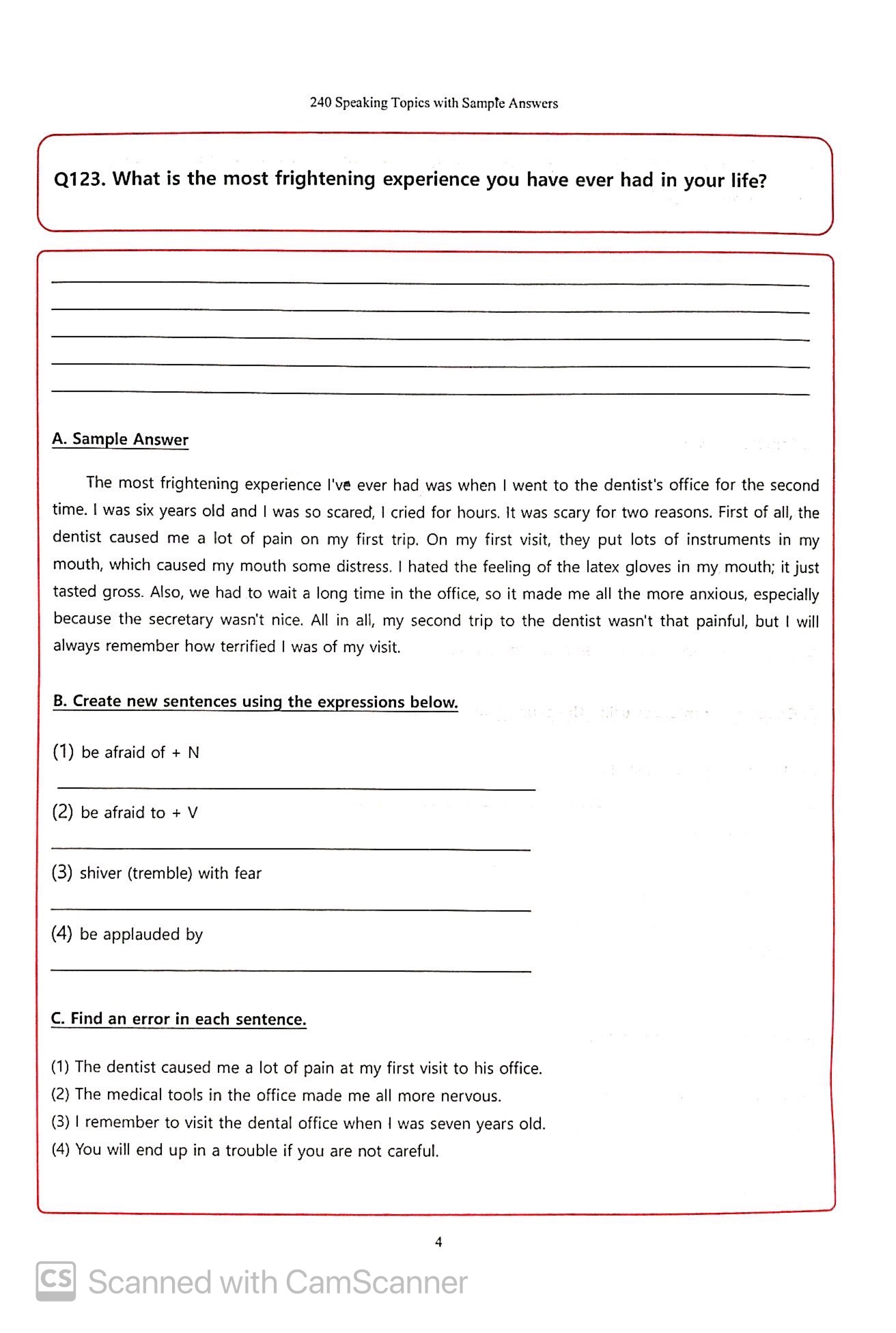 240 Speaking Topics - Vol 2 (Topics 121-240)