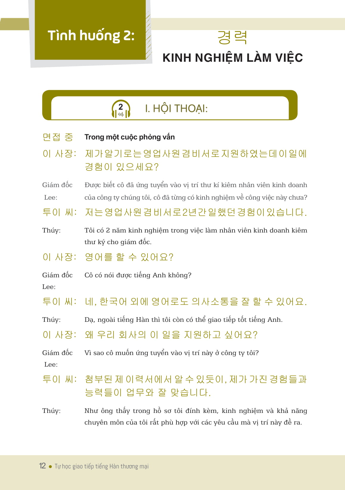 Tự Hoc Giao Tiếp Tiếng Hàn Thương Mại