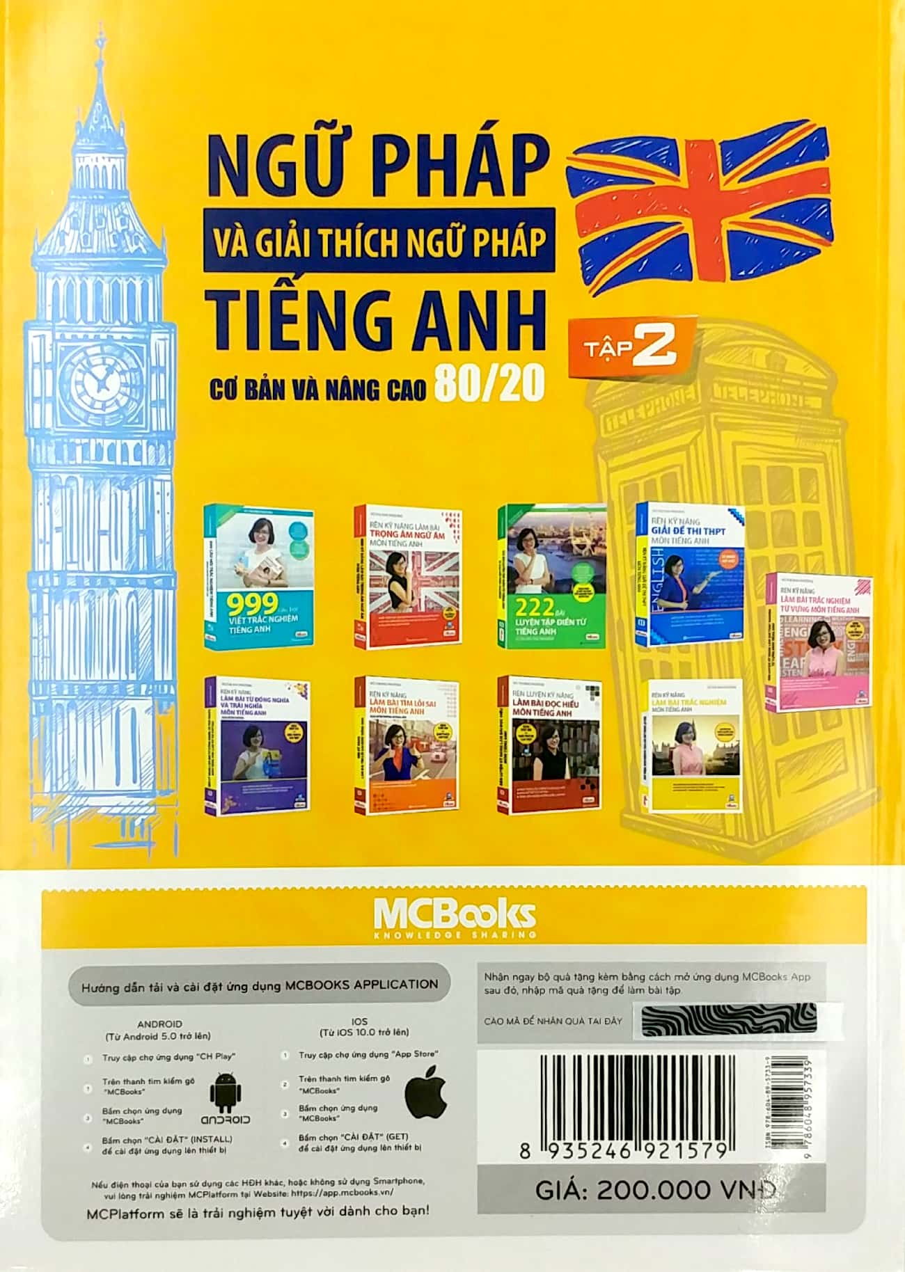 Ngữ Pháp Và Giải Thích Ngữ Pháp Tiếng Anh Cơ Bản Và Nâng Cao 80/20- Tập 2