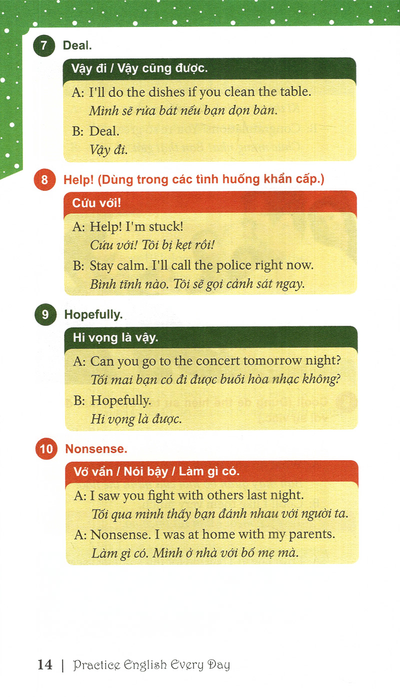Practice English Every Day - Đối Đáp Tiếng Anh Không Cần Nghĩ