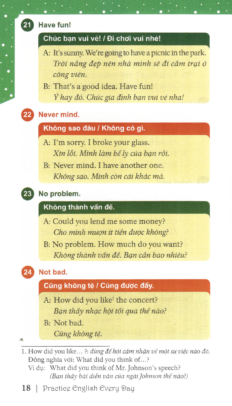 Practice English Every Day - Đối Đáp Tiếng Anh Không Cần Nghĩ