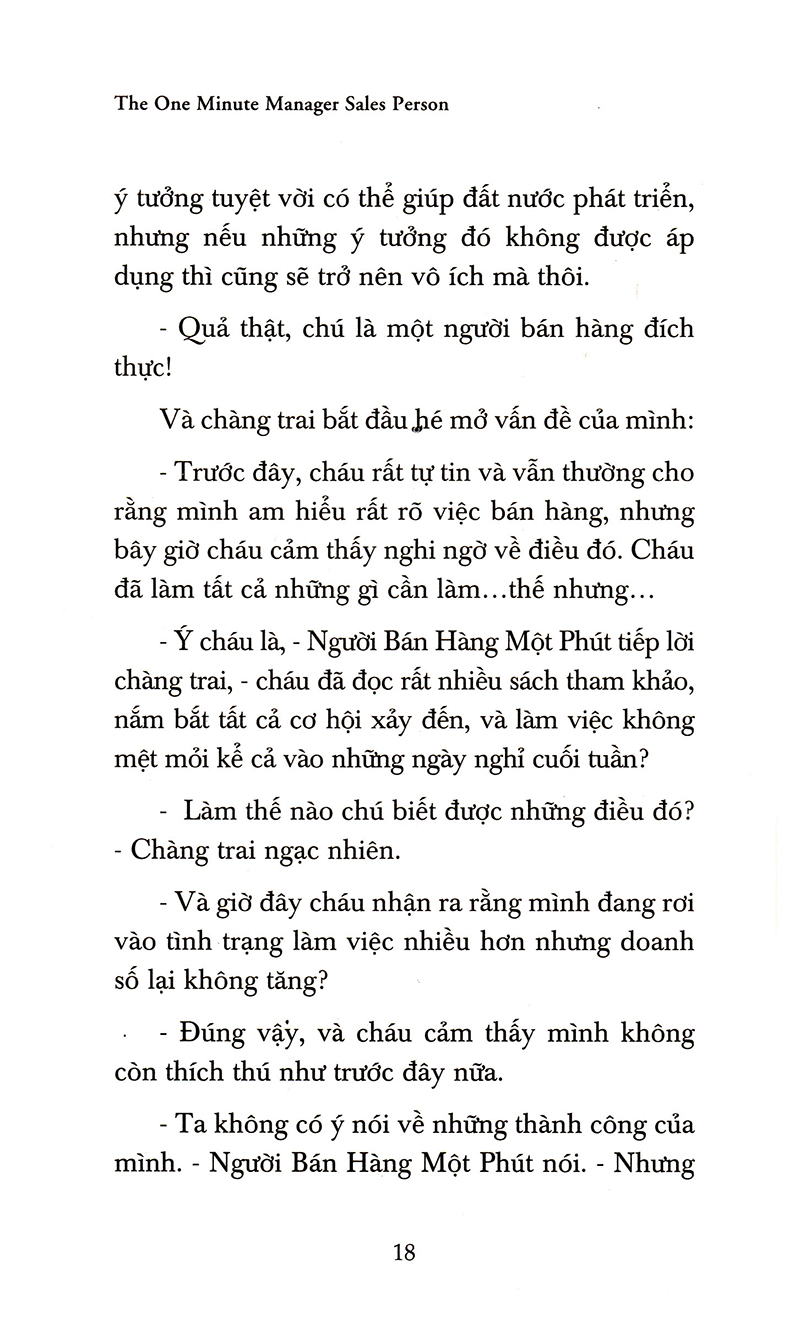 Người Bán Hàng Một Phút