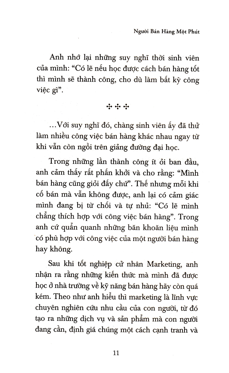 Người Bán Hàng Một Phút