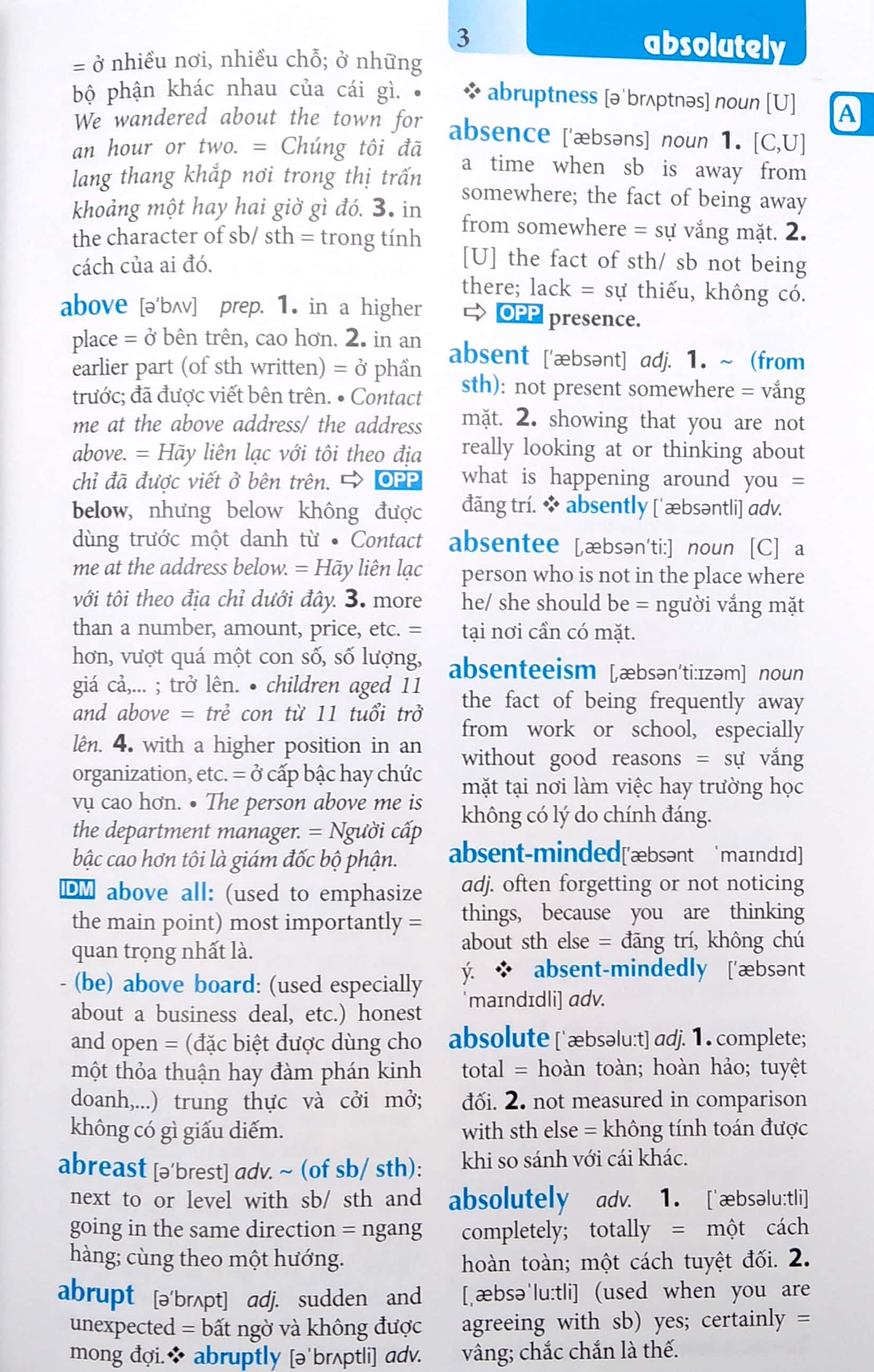 Từ Điển Anh - Anh - Việt - Dành Cho Học Sinh