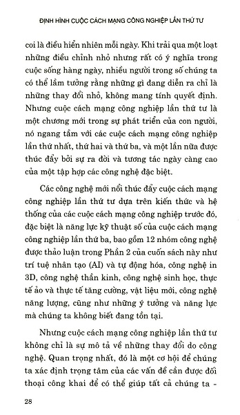 Định Hình Cuộc Cách Mạng Công Nghiệp Lần Thứ Tư