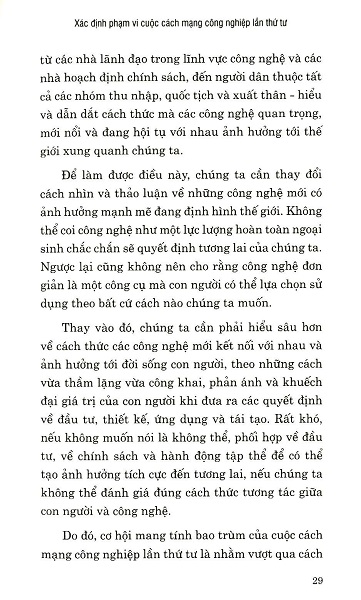 Định Hình Cuộc Cách Mạng Công Nghiệp Lần Thứ Tư