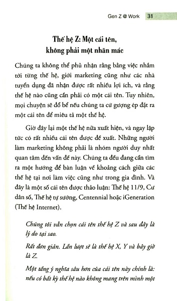 Ẩn Số Mang Tên Thế Hệ Z @ Work