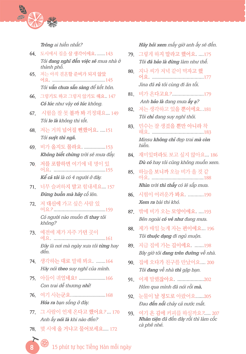 15 Phút Tự Học Tiếng Hàn Mỗi Ngày