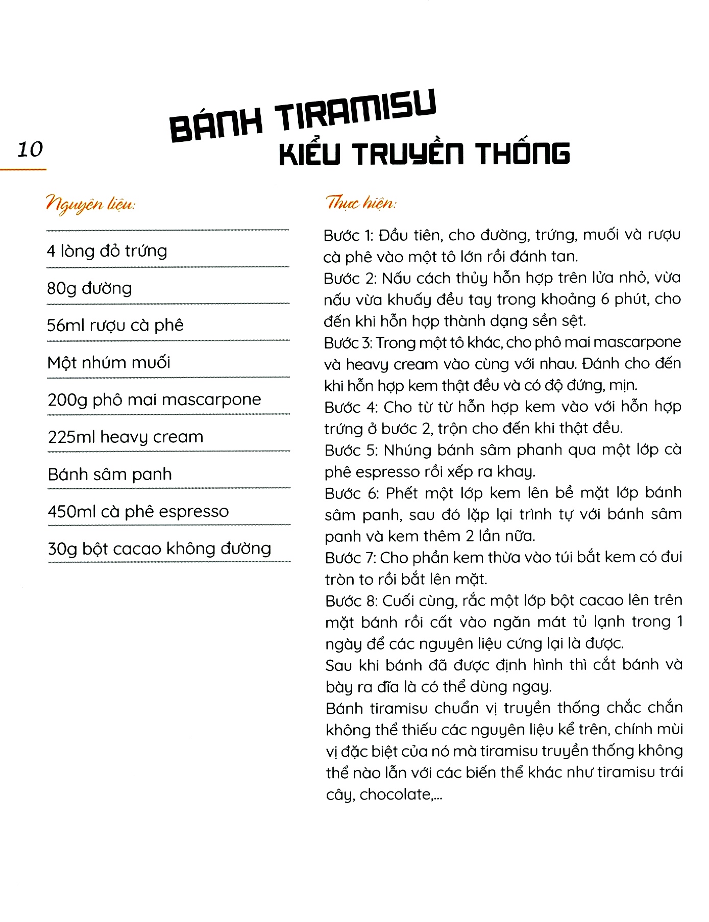 Bánh Tuyệt Ngon, Không Cần Lò Nướng