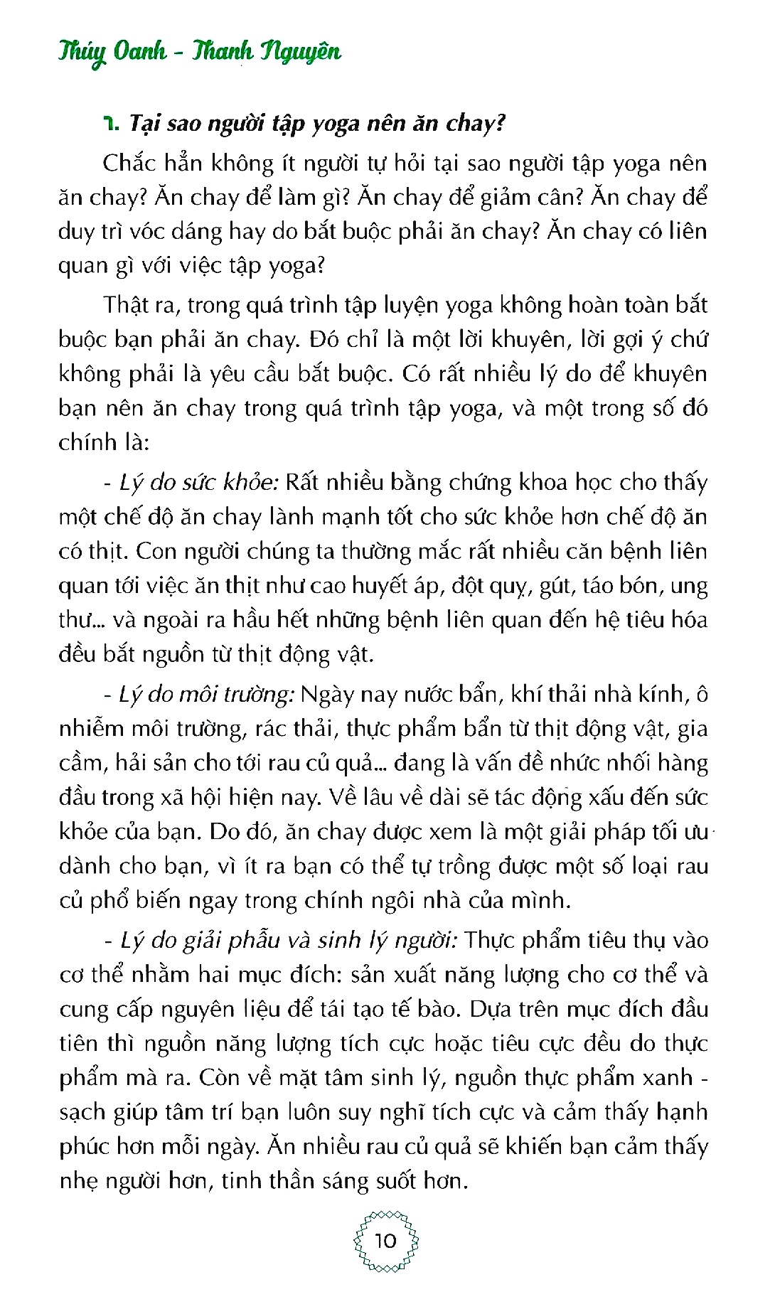 Ăn Chay Trong Yoga - Tái Tạo Nguồn Năng Lượng Tích Cực