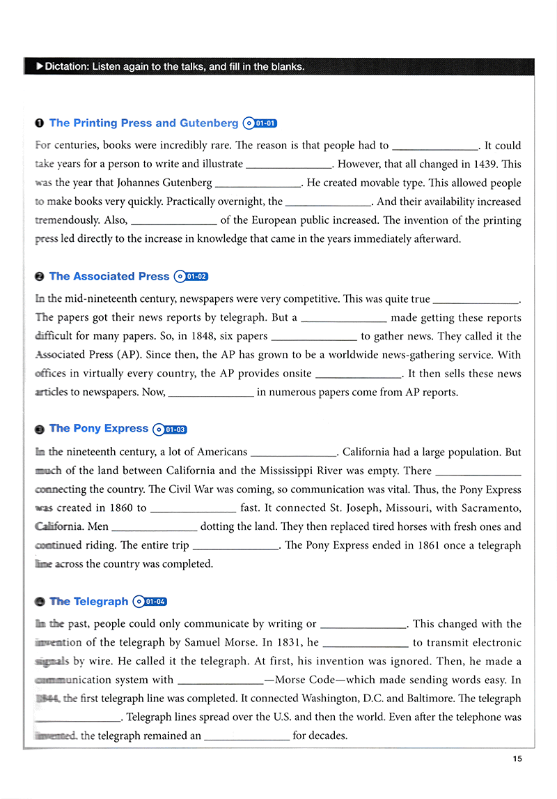 Academic Listening Builder