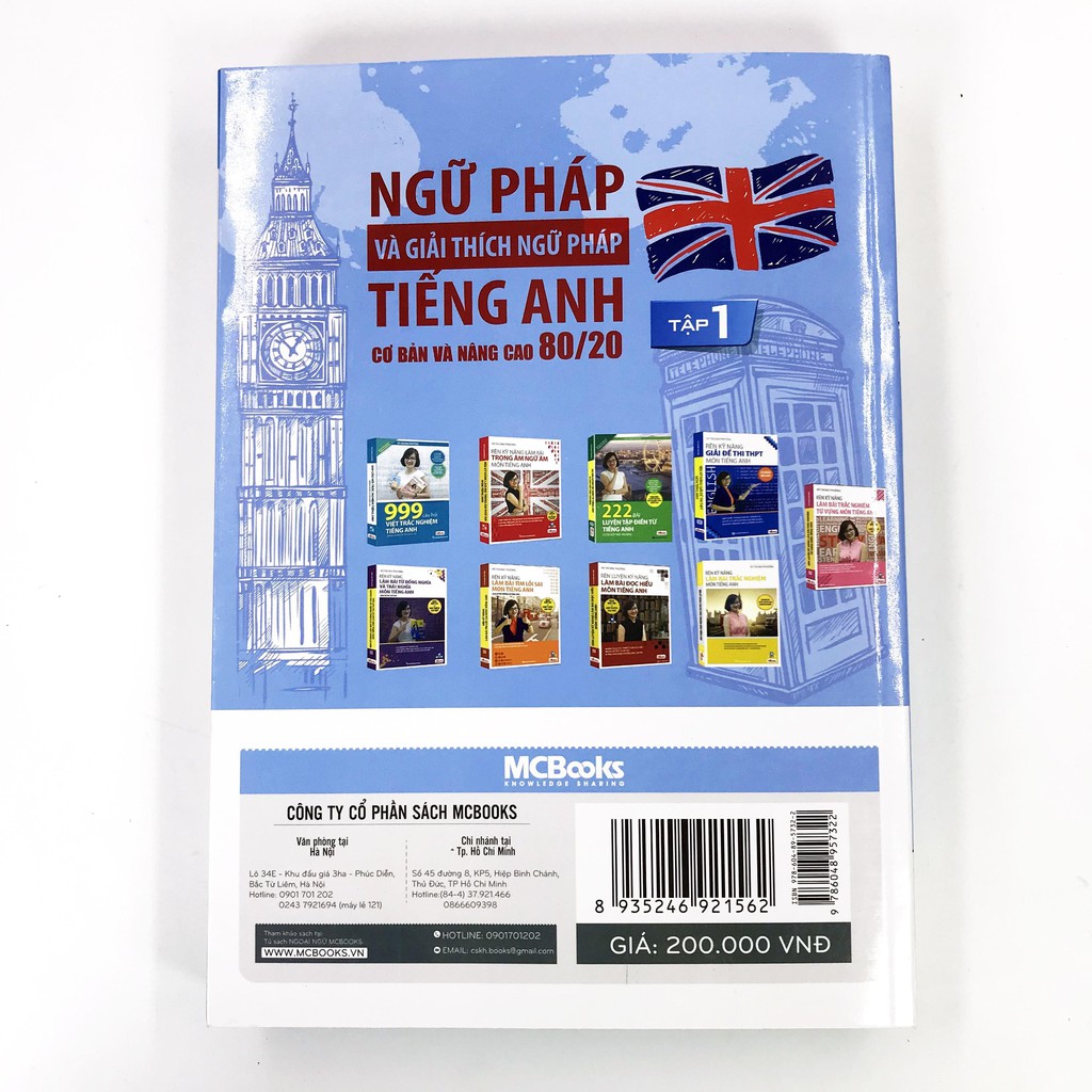Ngữ Pháp Và Giải Thích Ngữ Pháp Tiếng Anh Cơ Bản Và Nâng Cao 80/20- Tập 1
