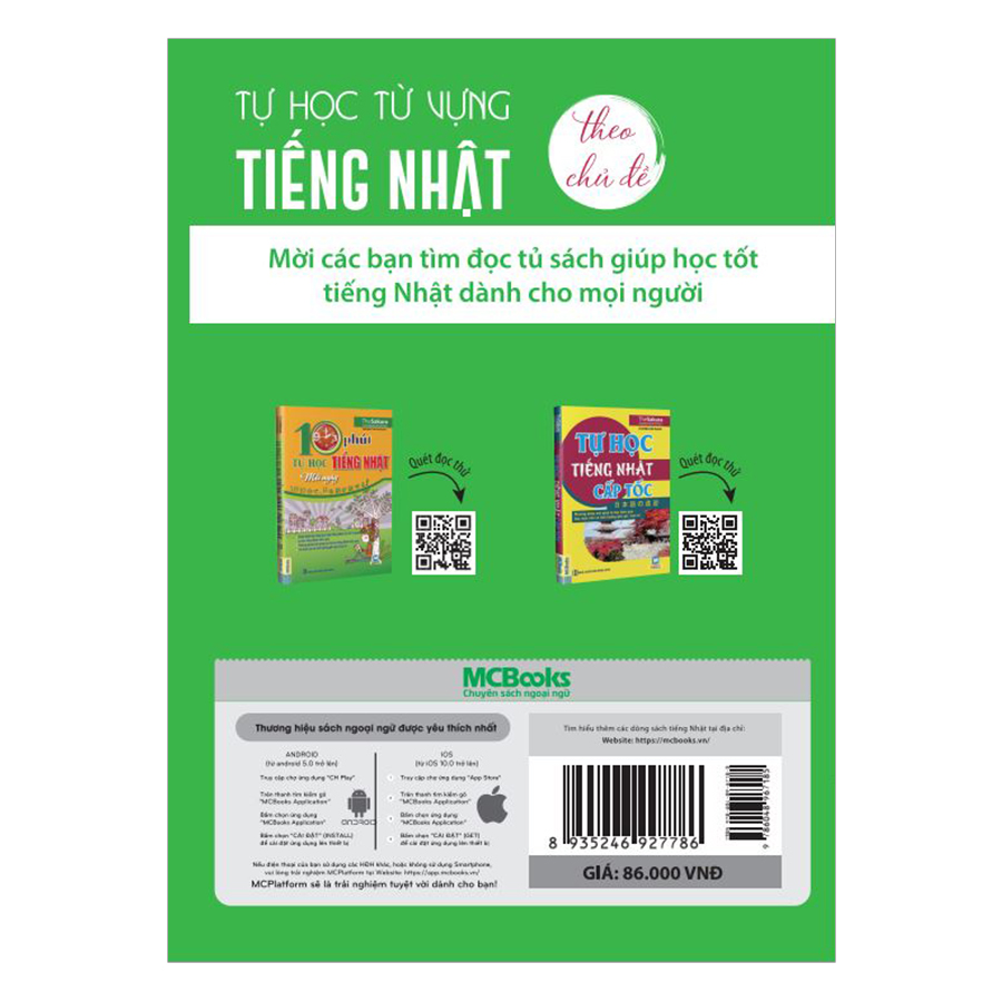 Tự Học Từ Vựng Tiếng Nhật Theo Chủ Đề