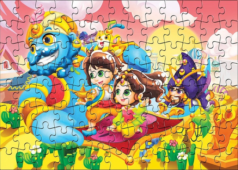 Xếp Hình Puzzle Aladdin Và Cây Đèn Thần - Happy Time 2382