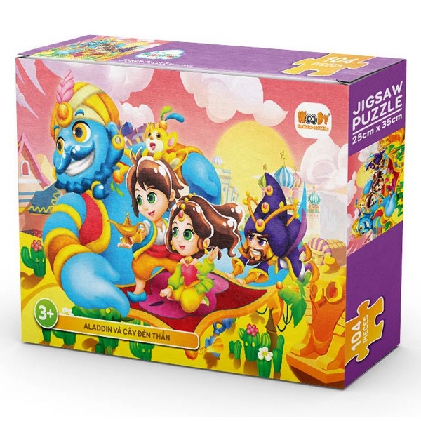Xếp Hình Puzzle Aladdin Và Cây Đèn Thần - Happy Time 2382