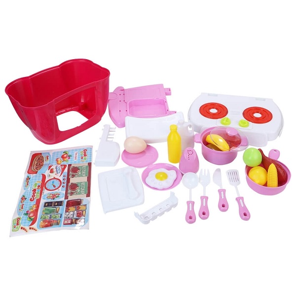 Đồ Chơi Nhà Bếp Màu Hồng - Duka 88940