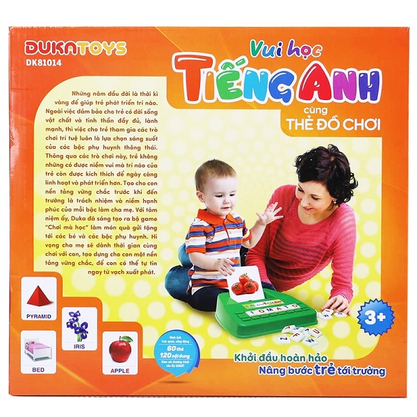 Vui Học Tiếng Anh Cùng Thẻ Đồ Chơi - Duka DK 81014