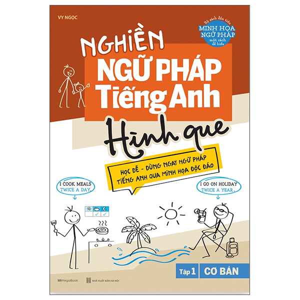 Combo Nghiền Ngữ Pháp Tiếng Anh Hình Que (Bộ 2 Tập:Cơ Bản+Nâng Cao)