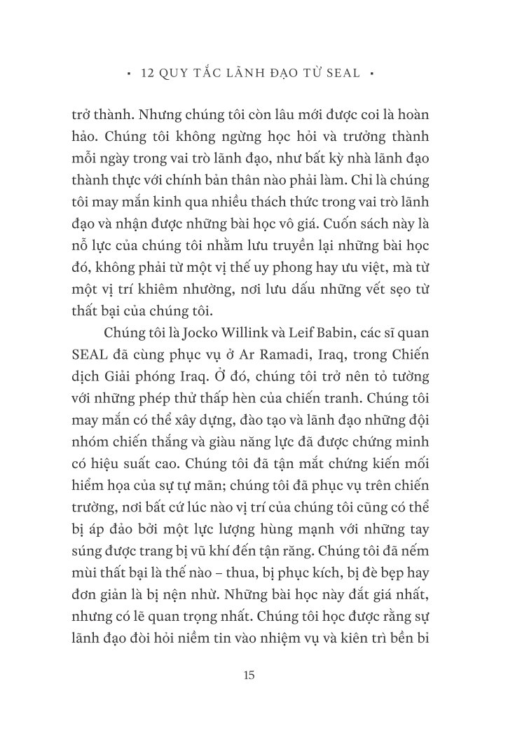 12 Quy Tắc Lãnh Đạo Từ Seal