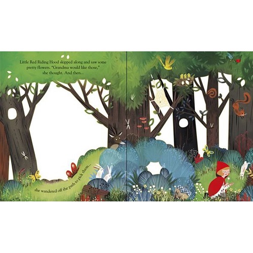 Sách Lật Mở Tiếng Anh Trẻ Em - Peep Inside A Fairy Tale: Little Red Riding Hood