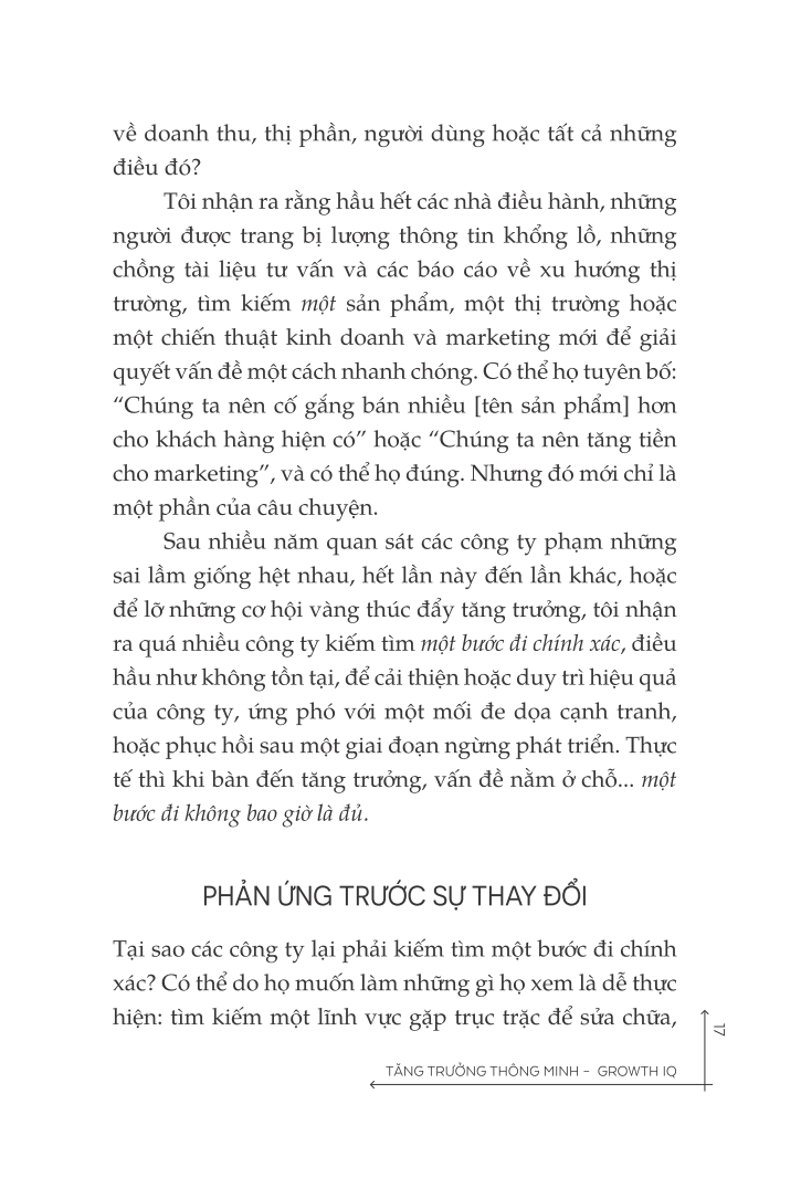 Tăng Trưởng Thông Minh - Growth IQ