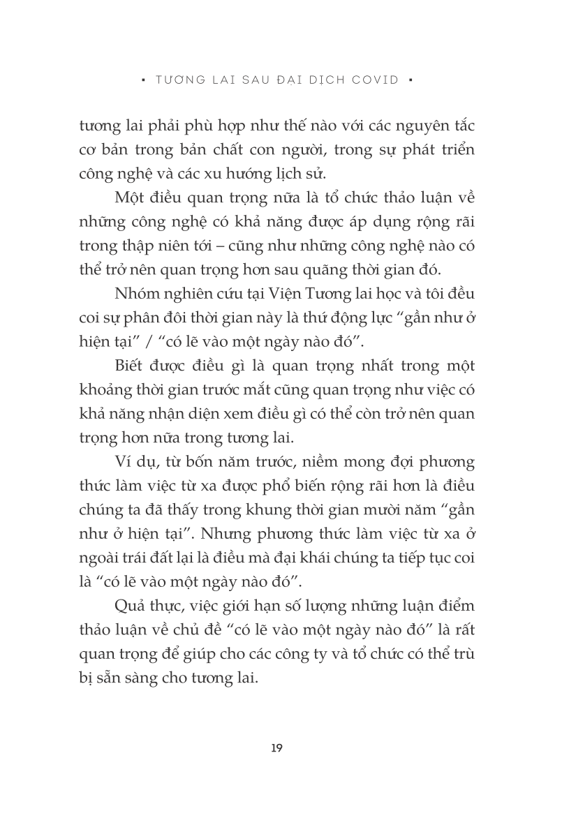 Tương Lai Sau Đại Dịch Covid