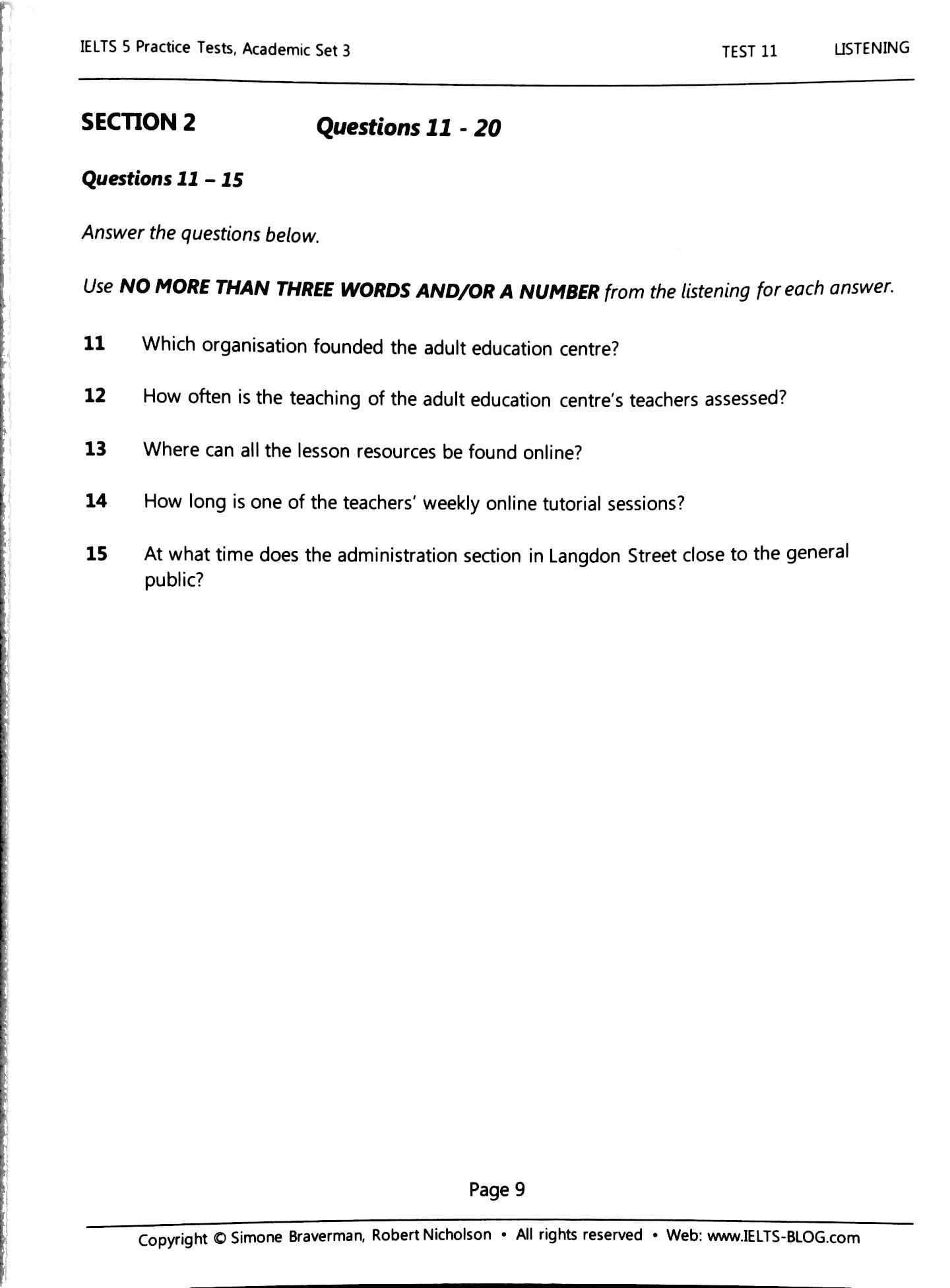IELTS 5 Practice Tests - Academic Set 3