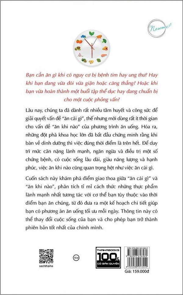Ăn Gì Khi Nào - Chiến Lược Cải Thiện Sức Khỏe Và Đời Sống Bằng Thực Phẩm