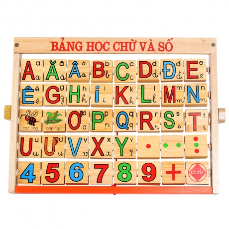 Bảng Học Chữ Và Số - Etic C770