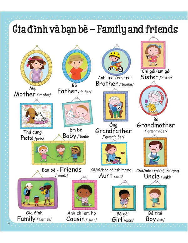 Combo Cuốn Sách Từ Vựng Đầu Tiên Của Tôi - My First Word Book (Bộ 6 Cuốn)