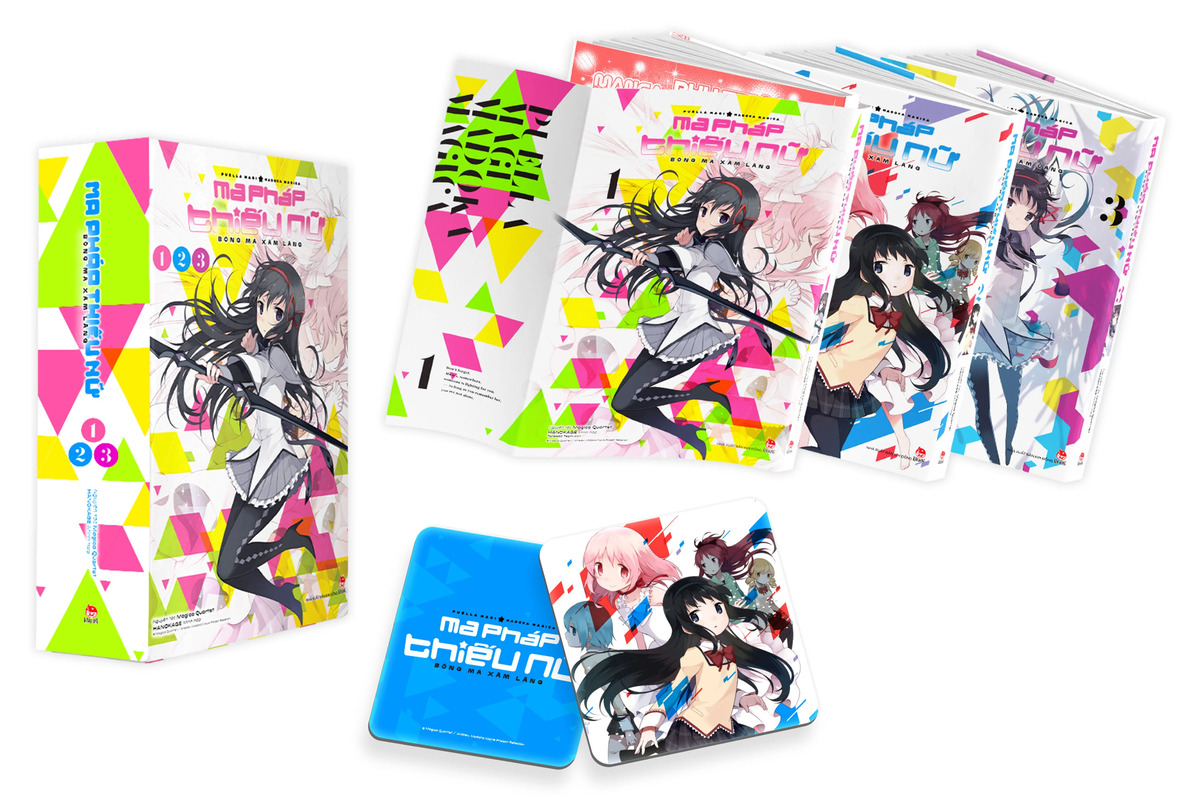 Boxset Ma Pháp Thiếu Nữ Madoka Magica - Bóng Ma Xâm Lăng (Bộ 3 Tập)