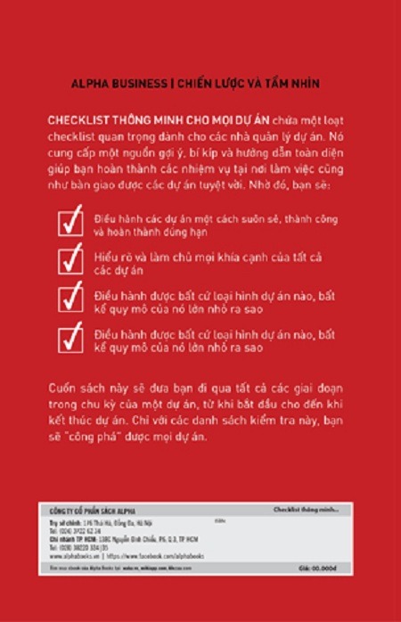 Checklist Thông Minh Cho Mọi Dự Án