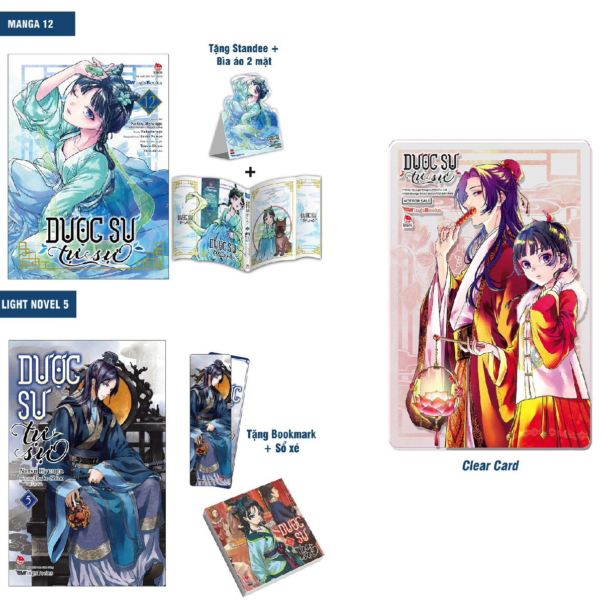 Combo Sách Dược Sư Tự Sự - Tập 12 (Manga) + Tập 5 (Light Novel) (Bộ 2 Cuốn)