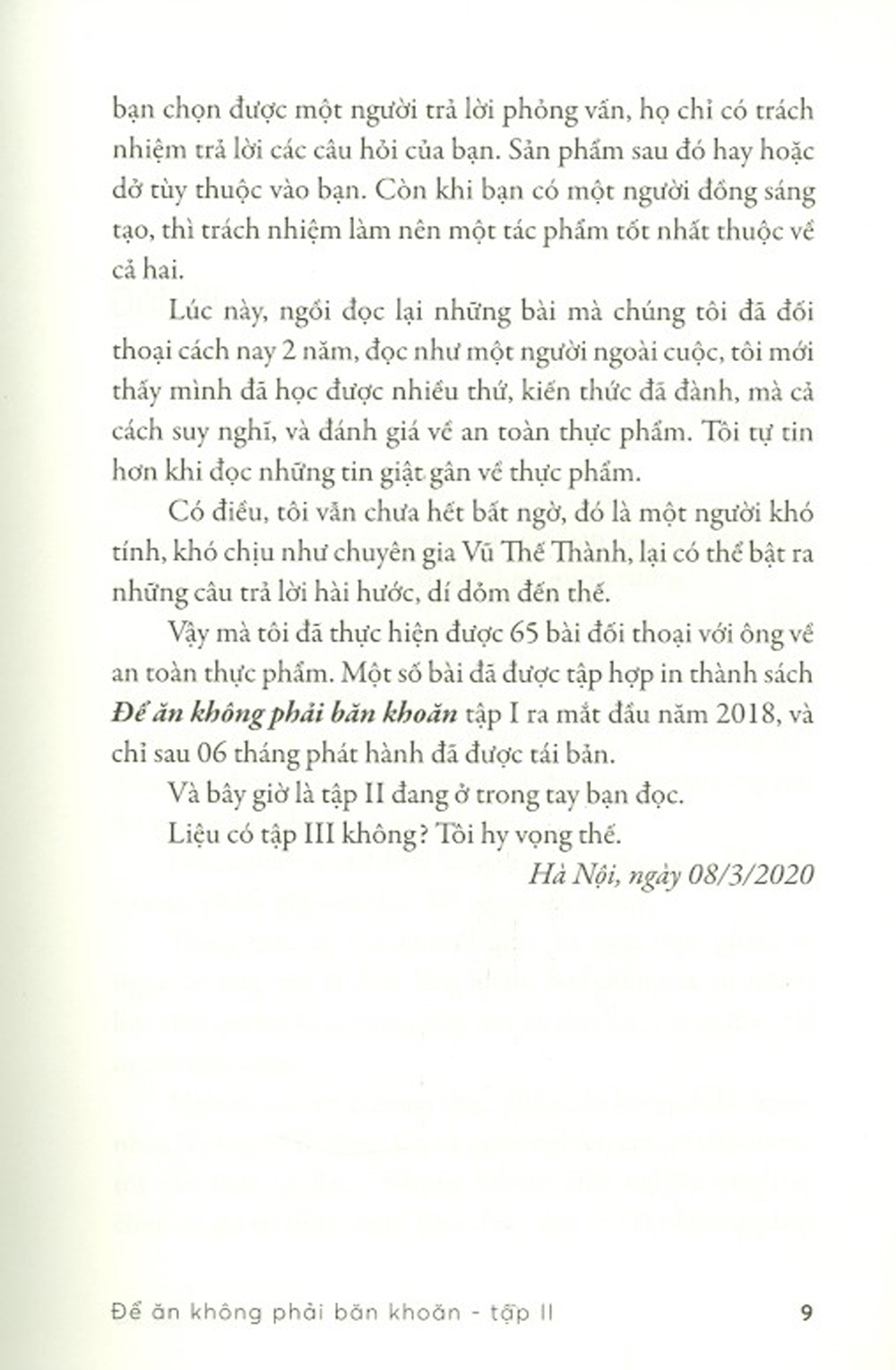 Để Ăn Không Phải Băn Khoăn - Tập 2