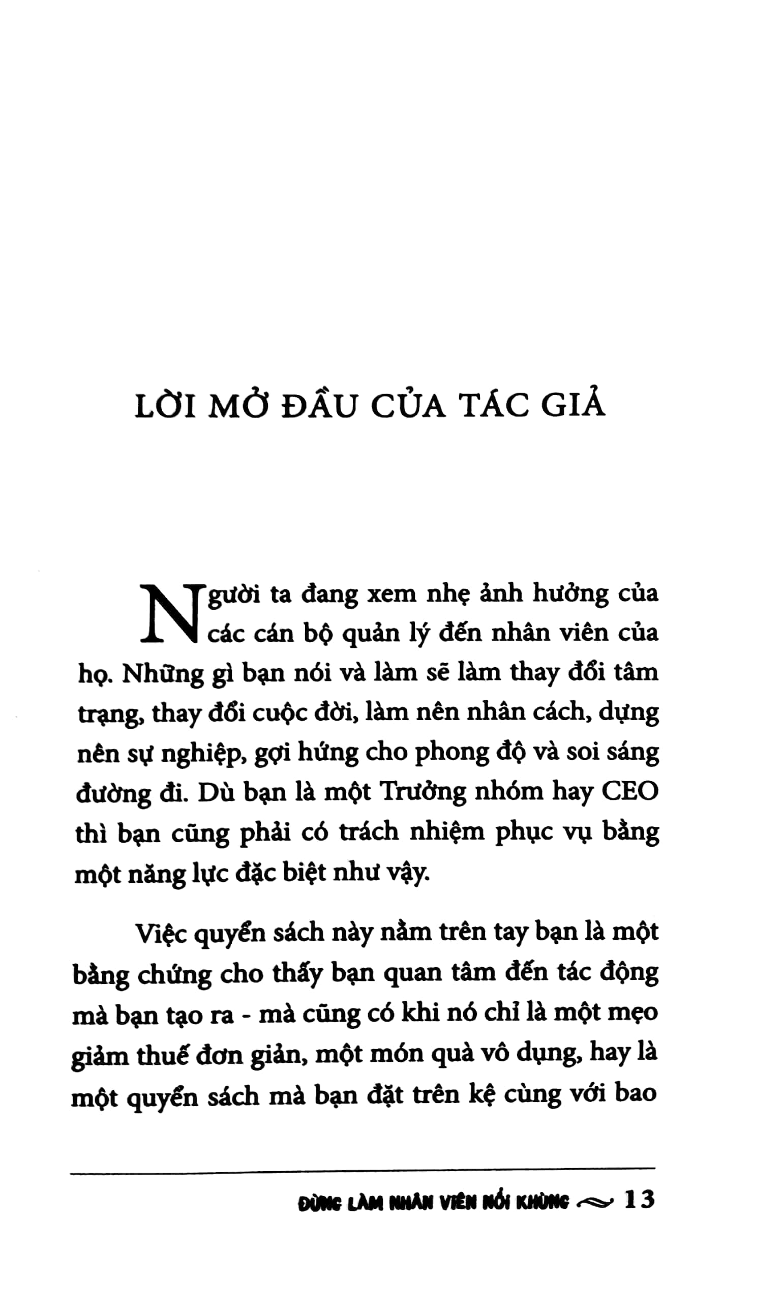 Đừng Làm Nhân Viên Nổi Khùng