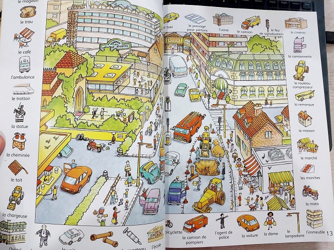 Sách Tiếng Pháp Cho Trẻ Em - The Usborne First Thousand Words in French