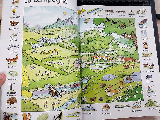 Sách Tiếng Pháp Cho Trẻ Em - The Usborne First Thousand Words in French