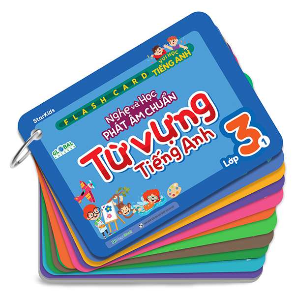 Flashcard Vui Học Tiếng Anh - Nghe Và Học Phát Âm Chuẩn Từ Vựng Tiếng Anh Lớp 3-1