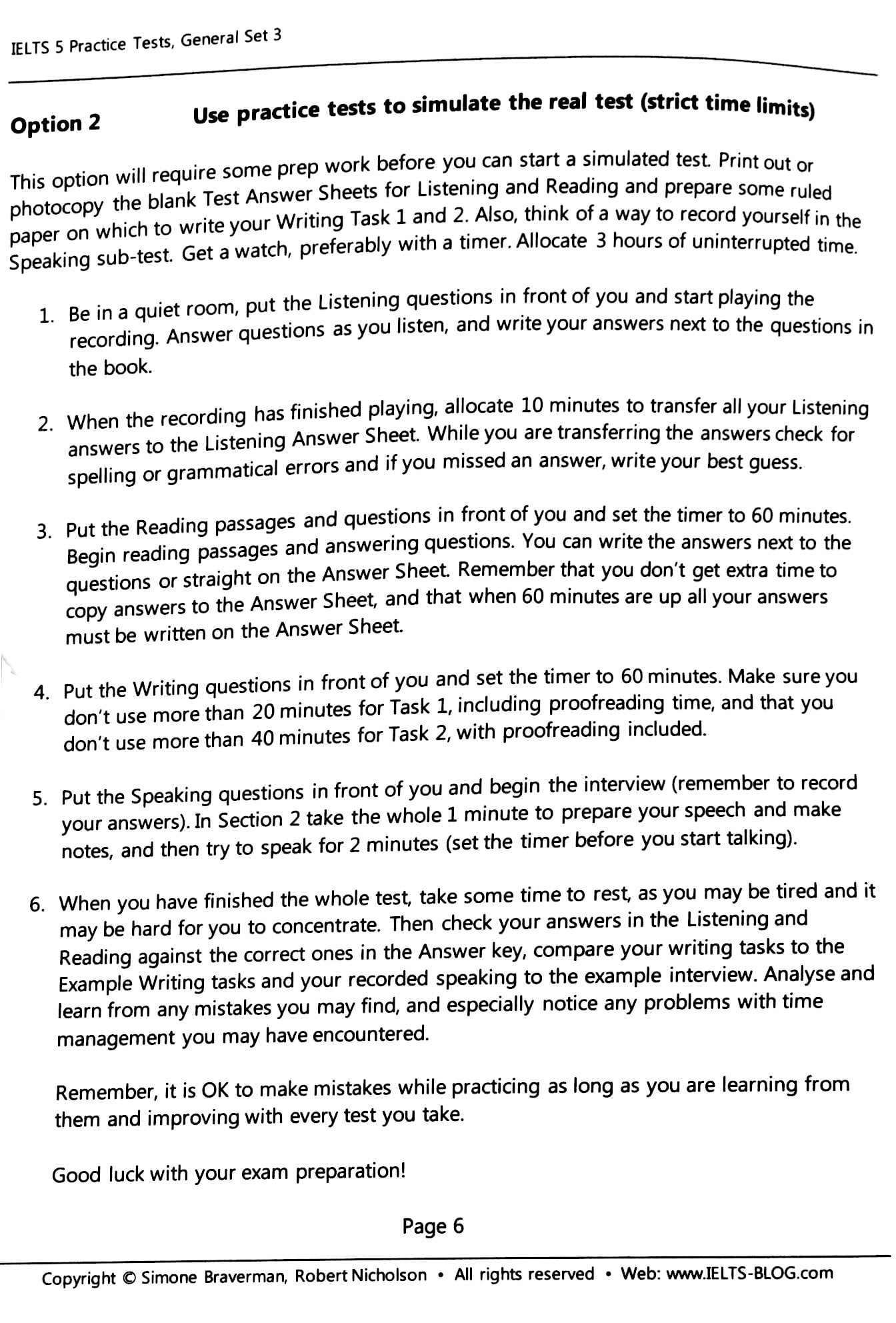 Ielts 5 Practice Tests - General Set 3