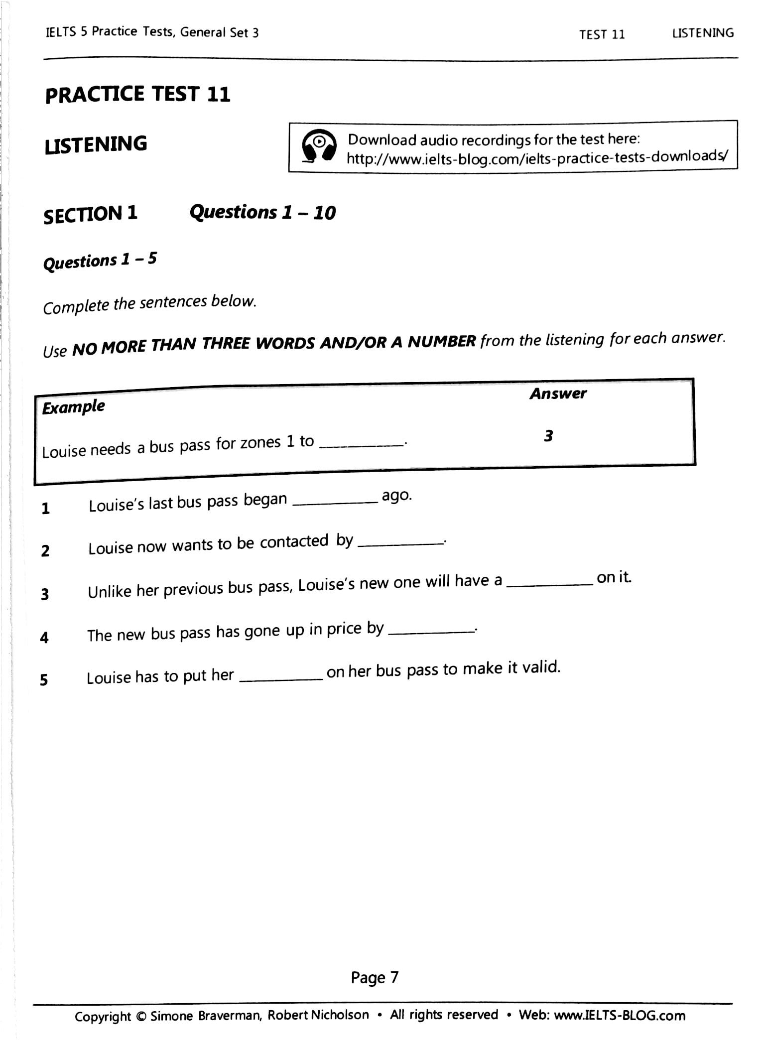 Ielts 5 Practice Tests - General Set 3