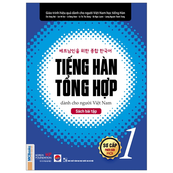 Tiếng Hàn Tổng Hợp Dành Cho Người Việt Nam - Sơ Cấp 1 - Sách Bài Tập