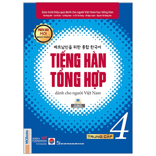 Tiếng Hàn Tổng Hợp Dành Cho Người Việt Nam - Trung Cấp 4 - Bản Màu