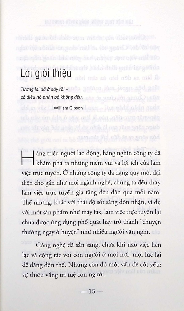 Làm Việc Trực Tuyến, Quán Xuyến Tương Lai