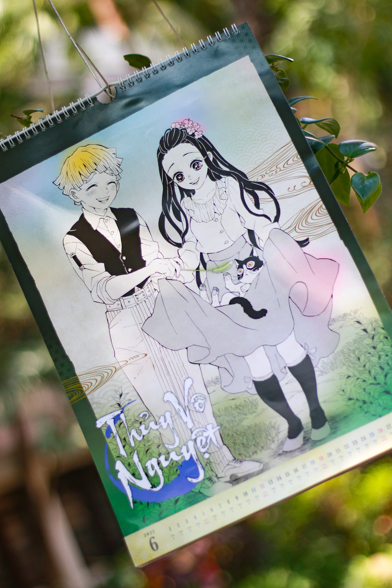 Lịch Manga Treo Tường Thanh Gươm Diệt Quỷ 2022