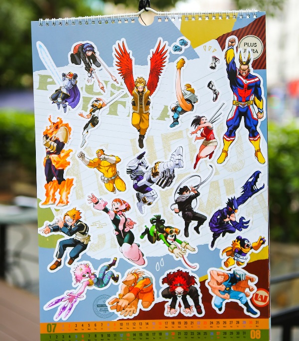 Lịch Treo Tường My Hero Academia - Học Viện Siêu Anh Hùng 2023