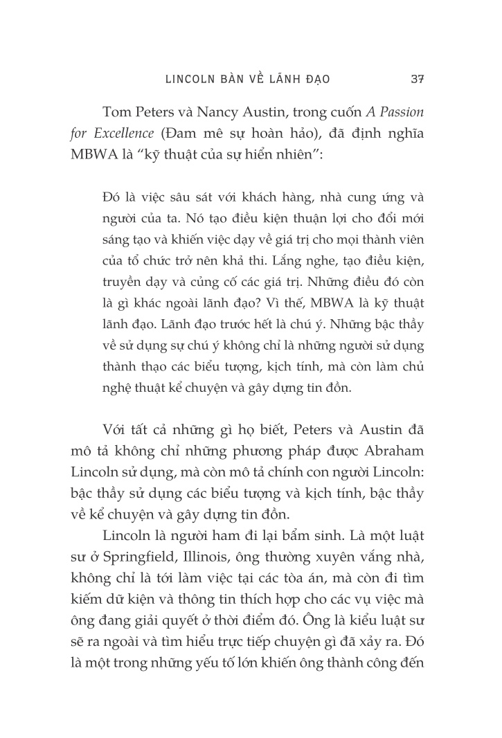 Lincoln Bàn Về Lãnh Đạo