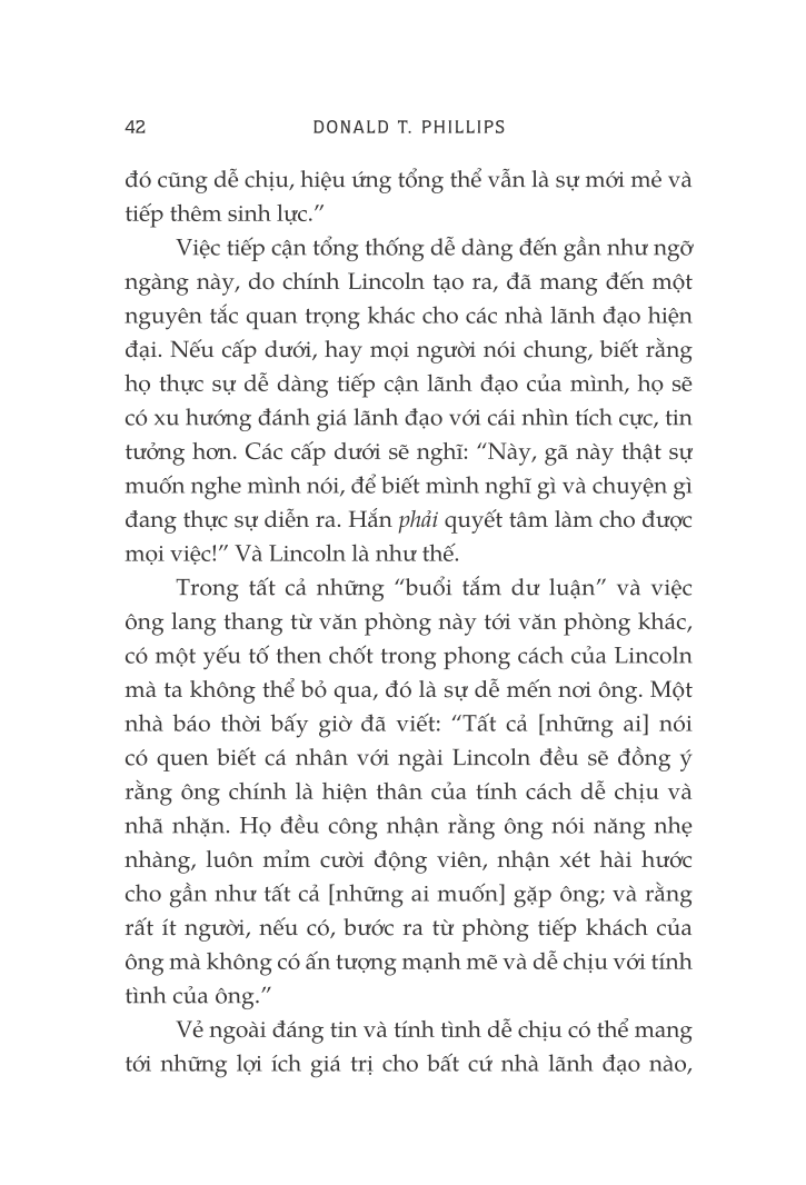 Lincoln Bàn Về Lãnh Đạo