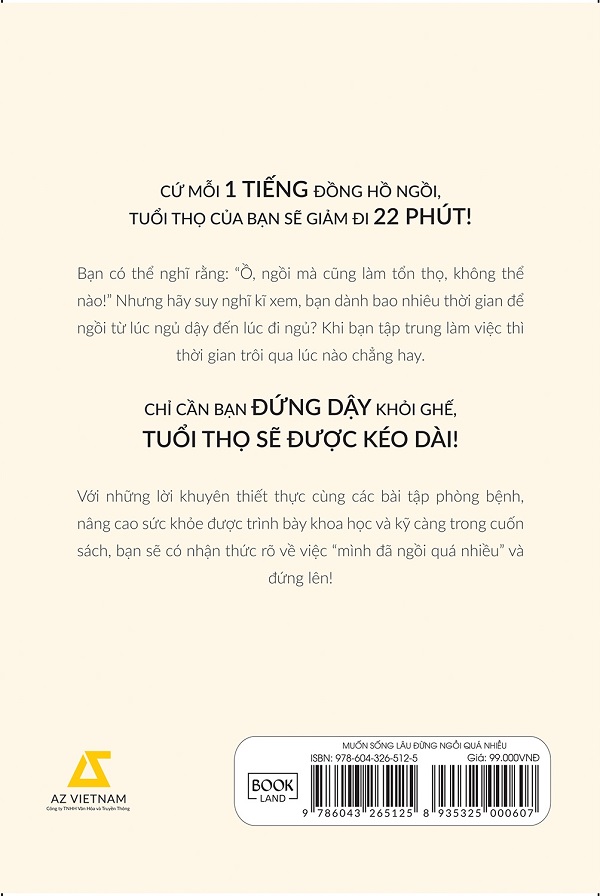 Muốn Sống Lâu Đừng Ngồi Quá Nhiều